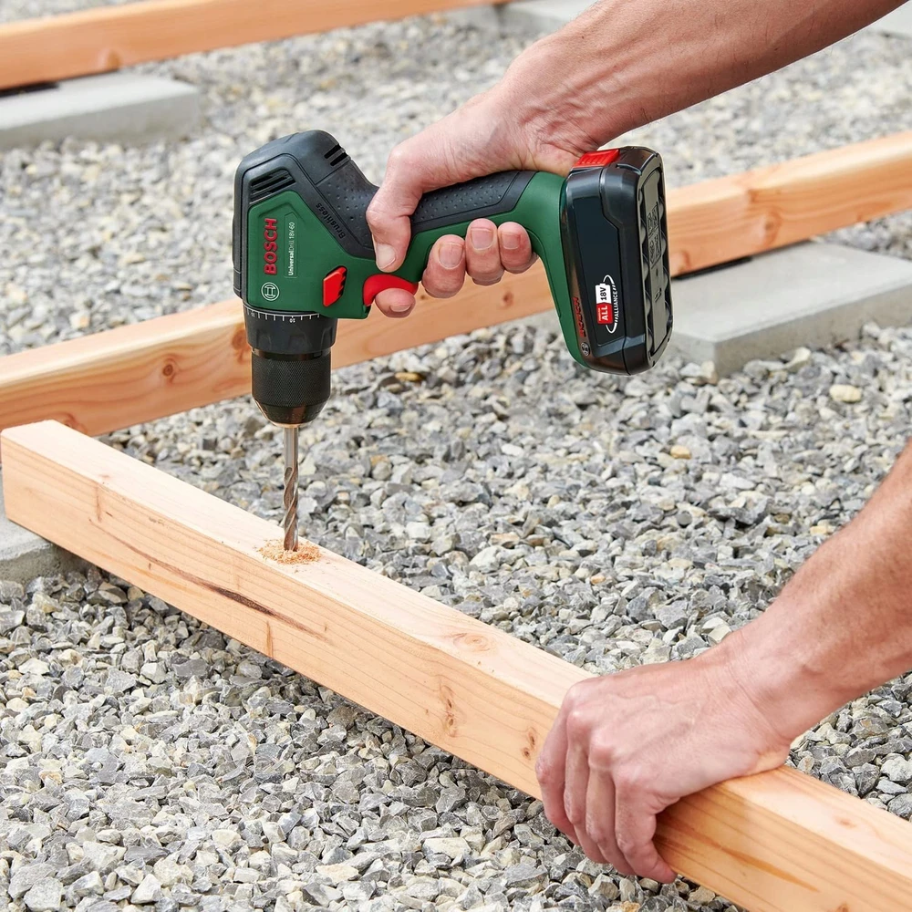 Bosch UniversalDrill 18V-60,2x2 Akum.suktuvas