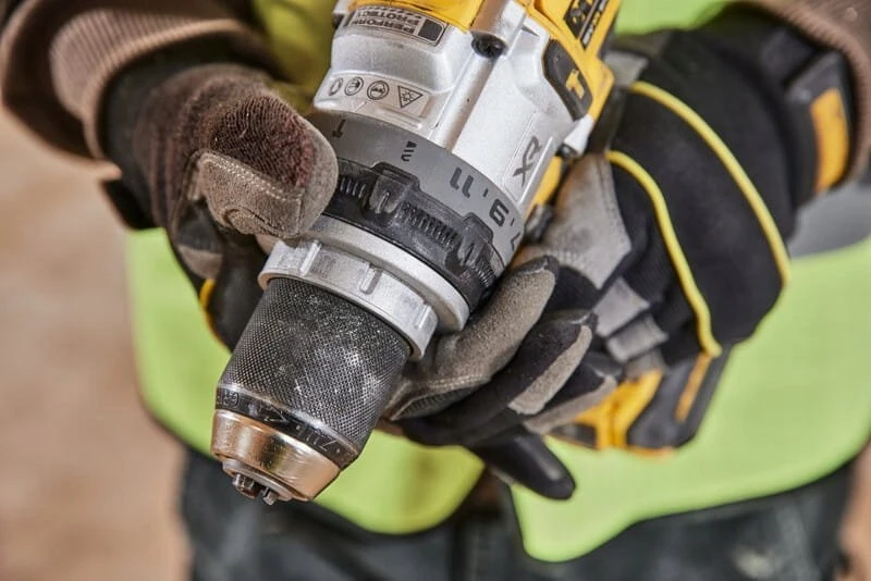 Smūginis suktuvas-gręžtuvas DeWalt DCD1007NT-XJ; 18 V (be akumuliatoriaus ir pakrovėjo)
