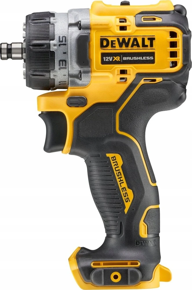 Suktuvas-gręžtuvas DeWalt DCD703NT-XJ; 12 V (be akumuliatoriaus ir pakrovėjo)