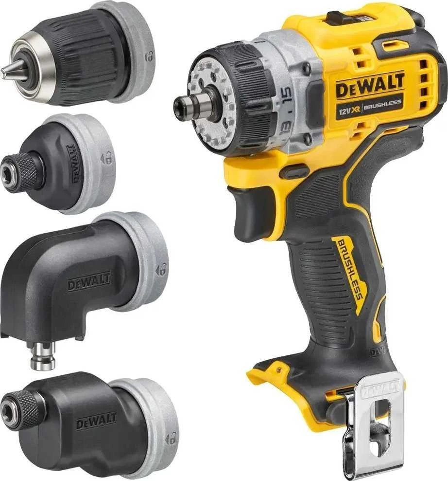 Suktuvas-gręžtuvas DeWalt DCD703NT-XJ; 12 V (be akumuliatoriaus ir pakrovėjo)