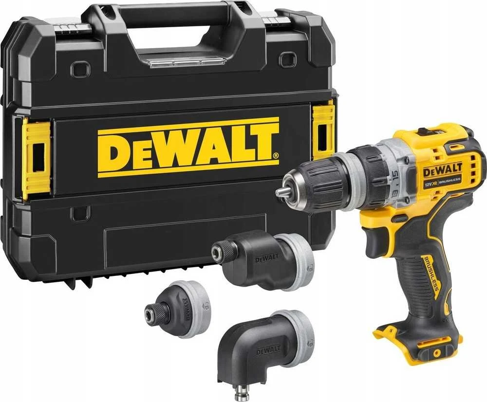 Suktuvas-gręžtuvas DeWalt DCD703NT-XJ; 12 V (be akumuliatoriaus ir pakrovėjo)