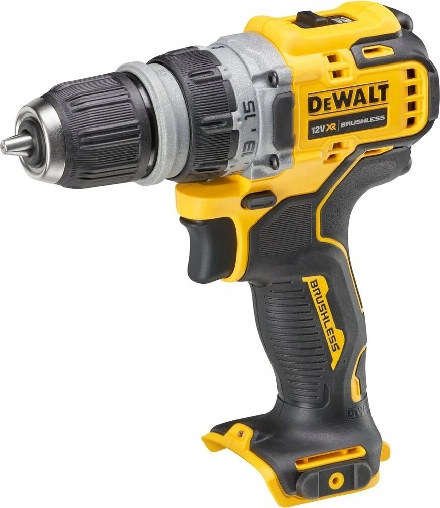 Suktuvas-gręžtuvas DeWalt DCD703NT-XJ; 12 V (be akumuliatoriaus ir pakrovėjo)