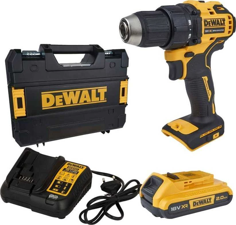 Dewalt 18V XR Brushless Drill Driver 1x2AH