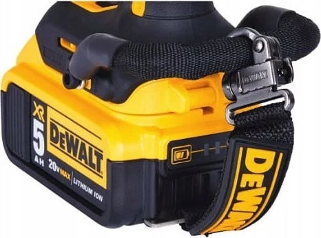 Akumuliatorinis suktuvas-gręžtuvas DeWalt DCD800P2LRT-QW; 18 V; 2x5,0 Ah akum.