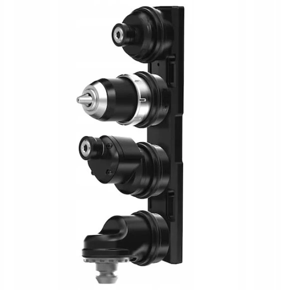Grąžtas Akumuliatorinė gręžimo-suktuvo galvutė su 4 keičiamomis galvutėmis, 18 V XR, 73 Nm, DeWALT [DCD803D2T-QW] 2x2,0Ah