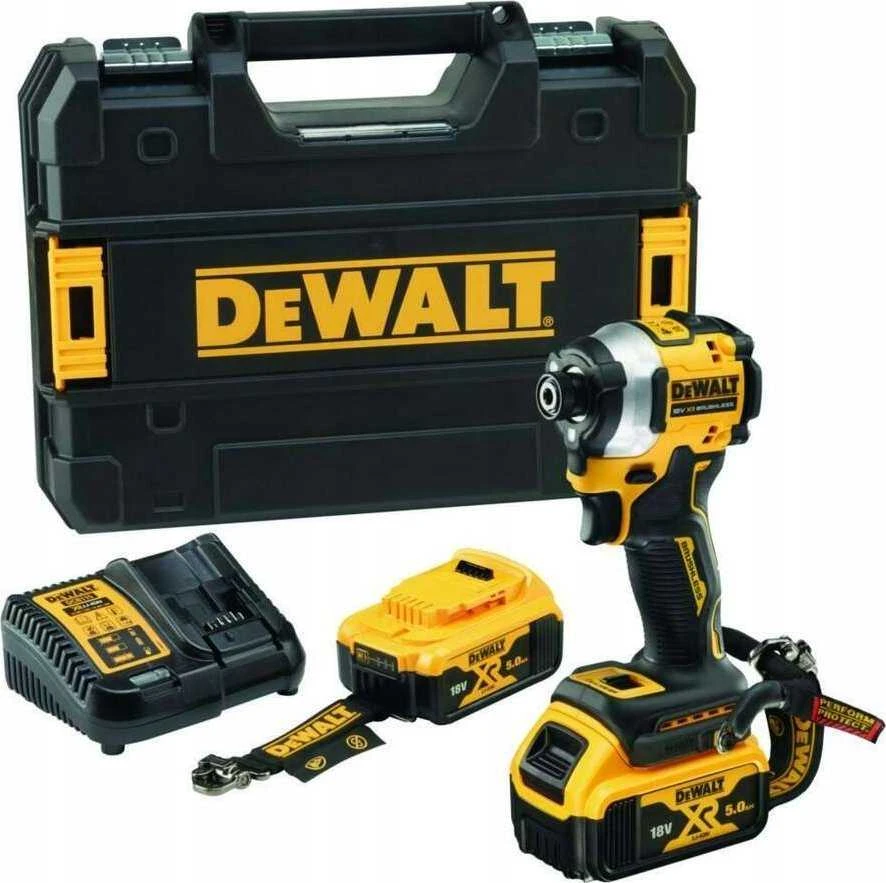 Dewalt DCF850 smūginis suktuvas su baterijų komplektu