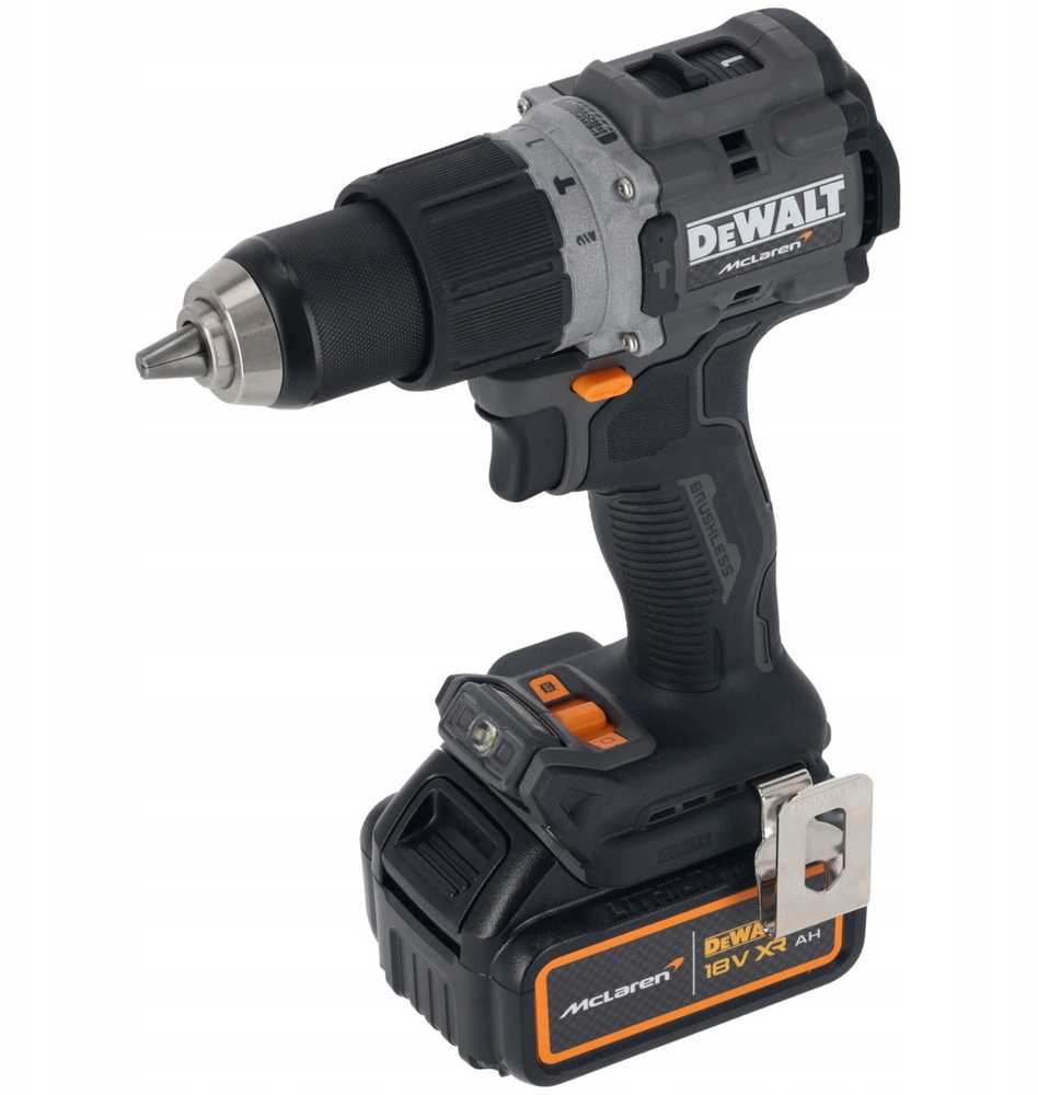 DeWalt MCLAREN DCD85MP2T Drill Driver 18V Juodas, Geltona