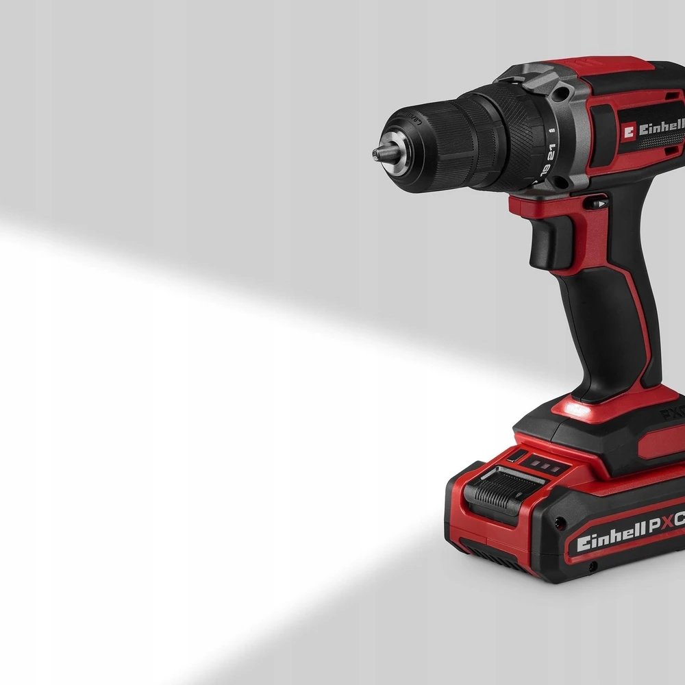 EINHELL Cordless Drill Driver TP CD 18/38 C Li BL be akumuliatoriaus ir kroviklio
