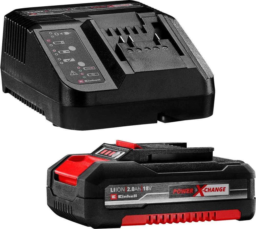 Einhell TP-CD 18/60 w zestawie: akumulator i kroviklis