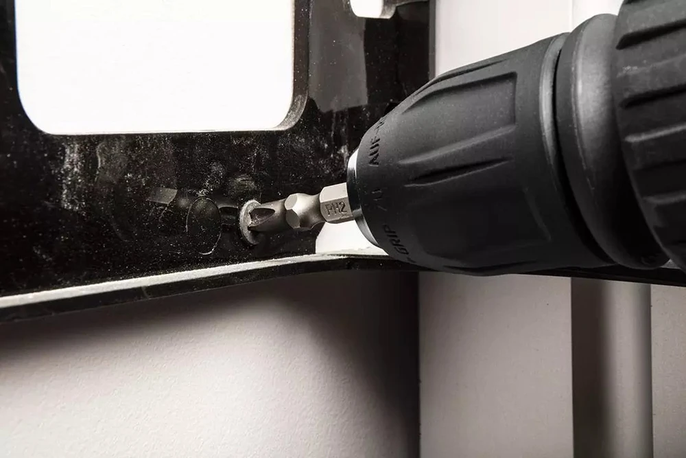 Graphite Wiertarko Wkretarka 300 W laidinis gręžtuvas-suktuvas, 10 mm savaime užsifiksuojantis griebtuvas, nešiojimo dėklas