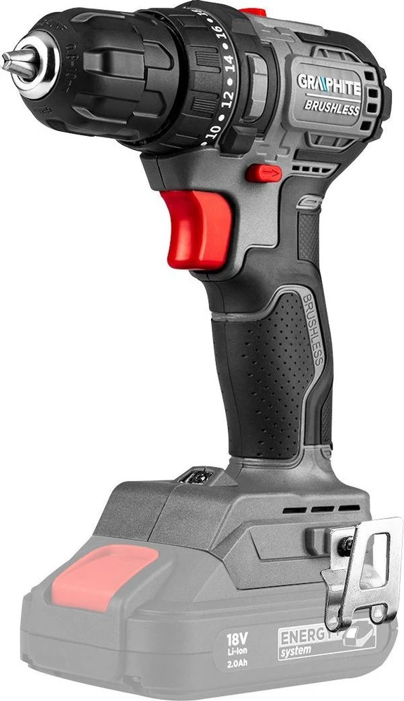 Suktuvas-gręžtuvas Graphite 58GE139; 18 V (be akumuliatoriaus ir pakrovėjo)