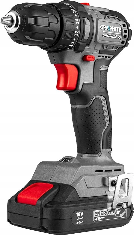 Suktuvas-gręžtuvas Graphite 58GE139; 18 V (be akumuliatoriaus ir pakrovėjo)