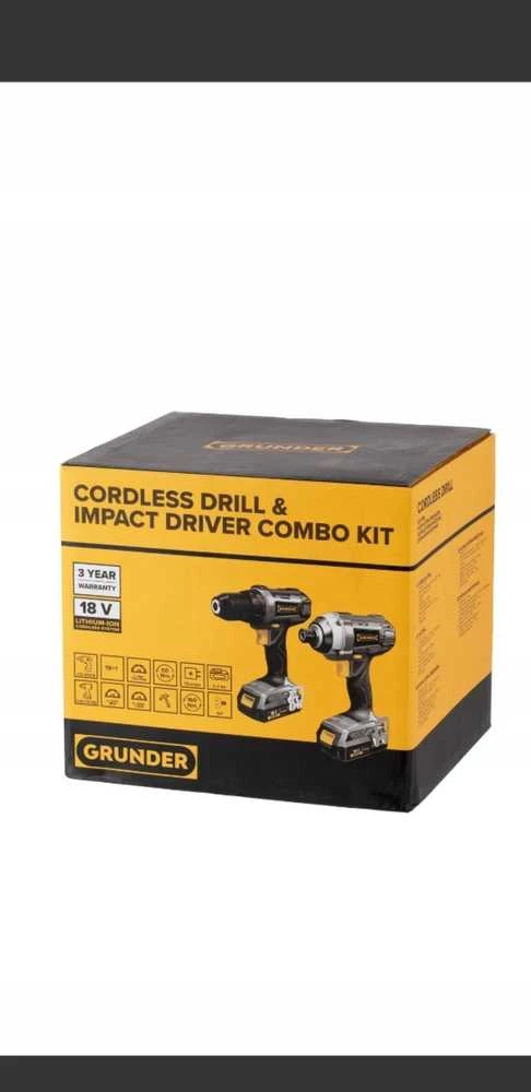 Grunder ĮRANK KOMPL AK CDL1,218CWL1218E 18VBL 2AH