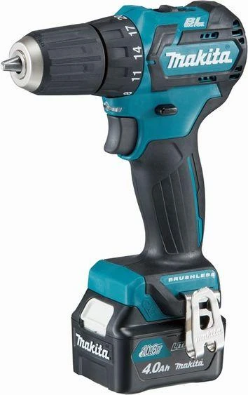 Suktuvas-gręžtuvas Makita DF332DSME; 12 V; 2x4,0 Ah akum.
