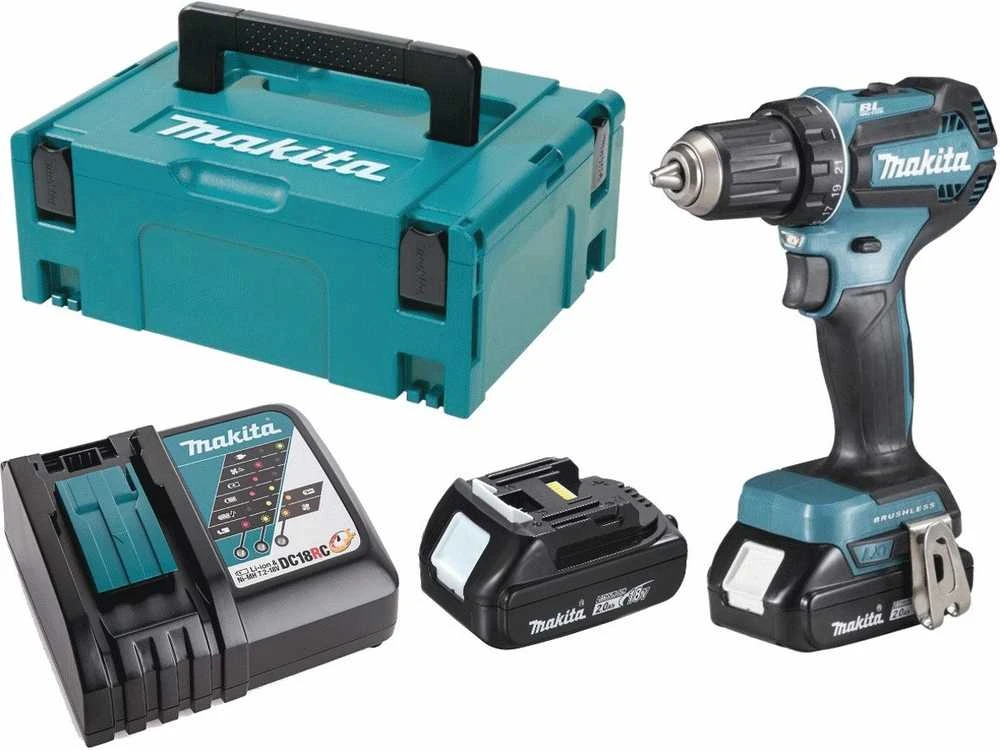 Suktuvas - gręžtuvas Makita DDF485RAJ 18 V 2 x akumulator 2 Ah