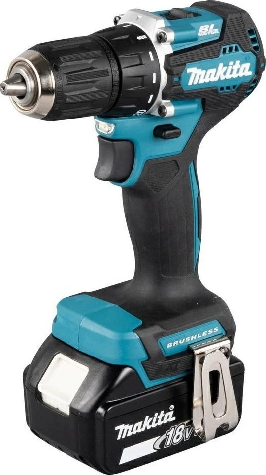 Makita DDF487RTJ Akumuliatorinis gręžtuvas 18V, 2x 5,0 Ah Li-ion, 40/23NM, BL-motor, MAKPACK