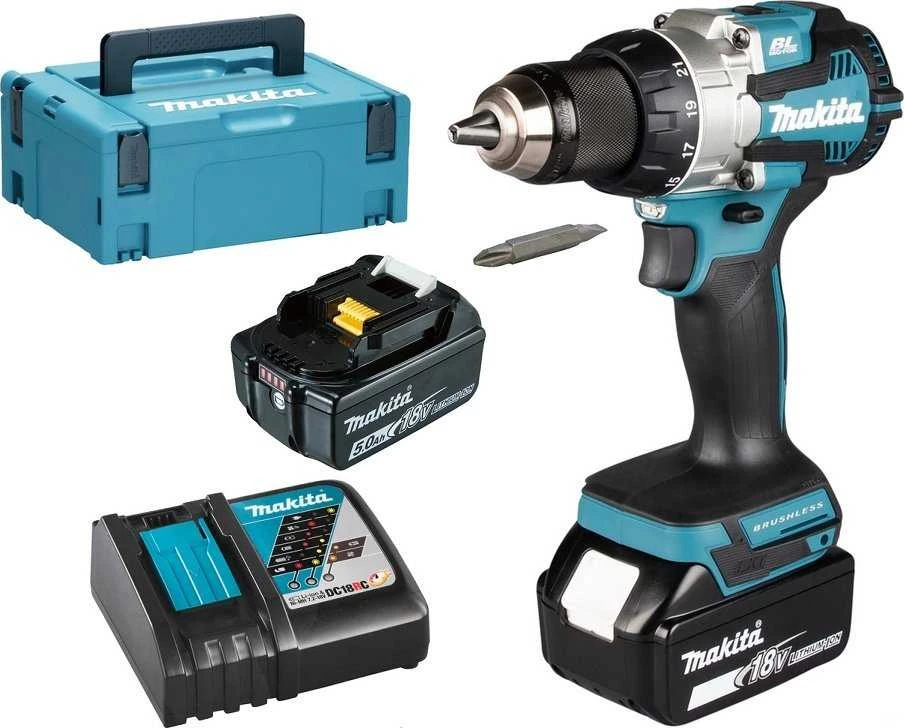 MAKITA.SUKTUVO 18V DDF489RTJ 73/40Nm 2x5.0Ah
