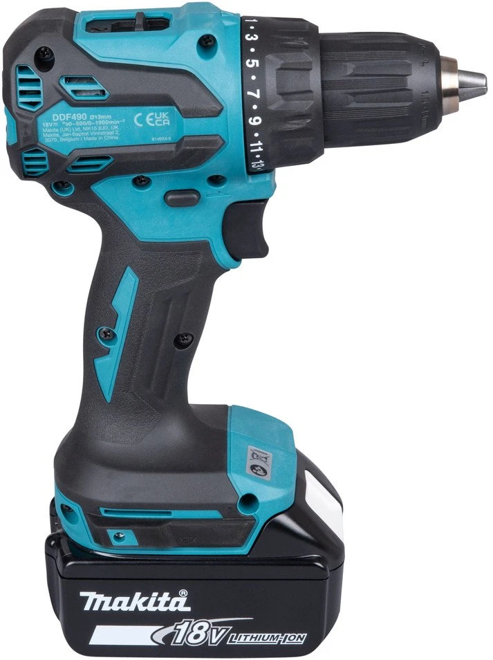 MAKITA SUKTUVAS 18V DDF490SF1J 65/27Nm 1×3,0Ah BL