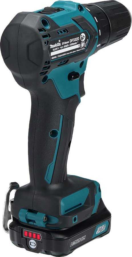 Suktuvas-gręžtuvas Makita DF332DSAE; 12 V; 2x2,0 Ah akum.