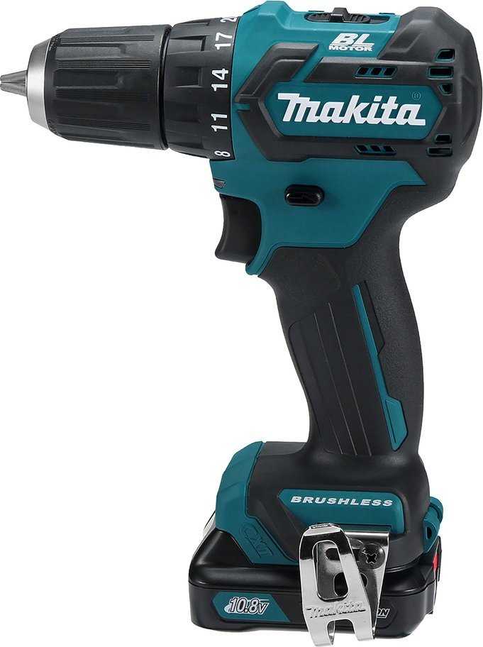 Suktuvas-gręžtuvas Makita DF332DSAE; 12 V; 2x2,0 Ah akum.