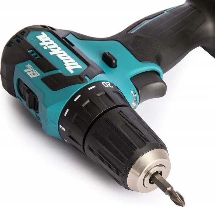 Makita DF332DZ Akumuliatorinis gręžtuvas, 12V MAX, Be akumuliatorių ir kroviklio!