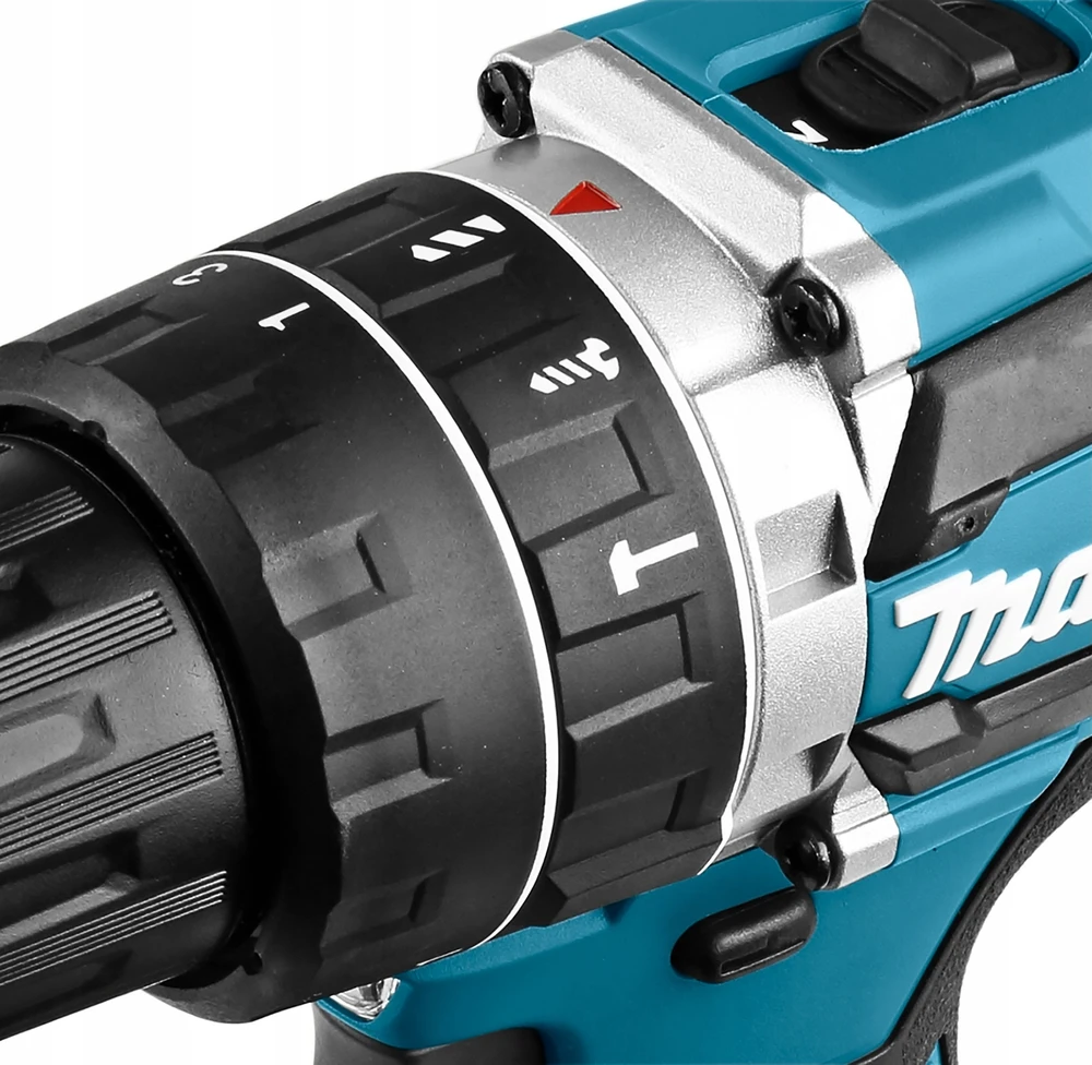 akumuliatorinė wiertarko-wkrętarka smūginis 18V, Makita [DHP484RT3J] 3x5,0Ah, LXT