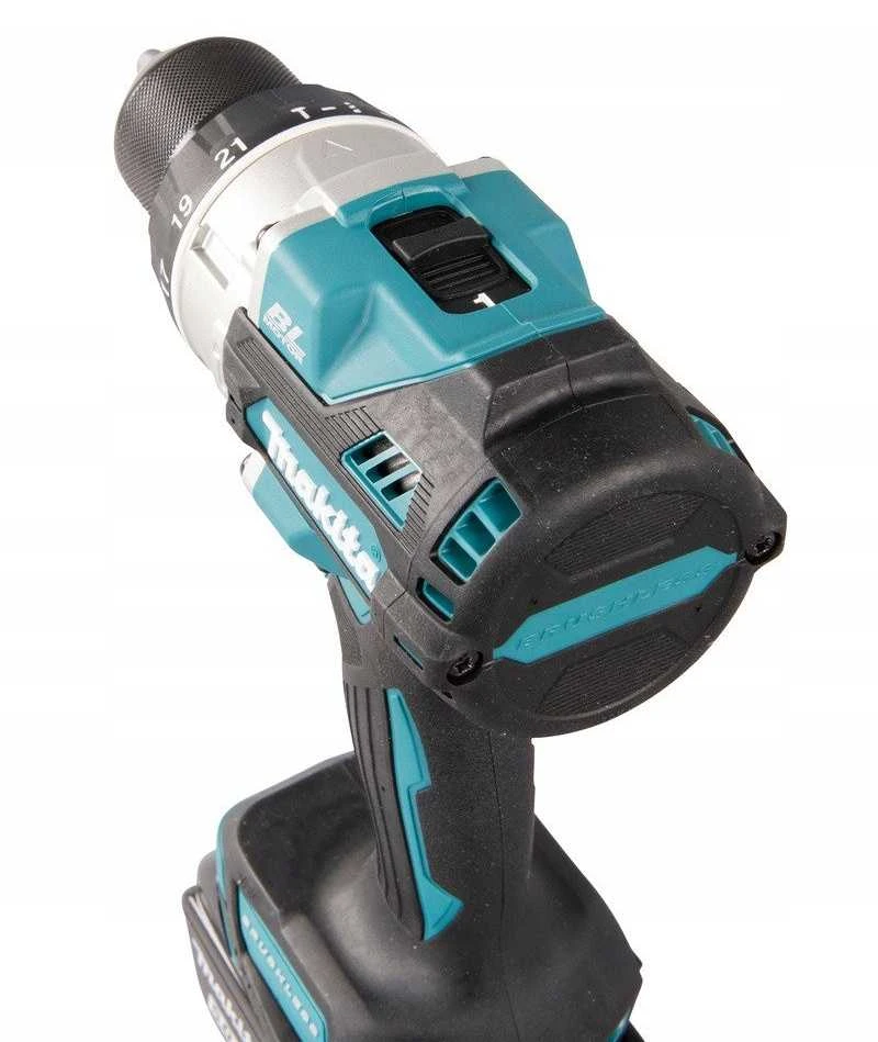 Makita DHP492Z gręžtuvas - galinio vaizdo kampas