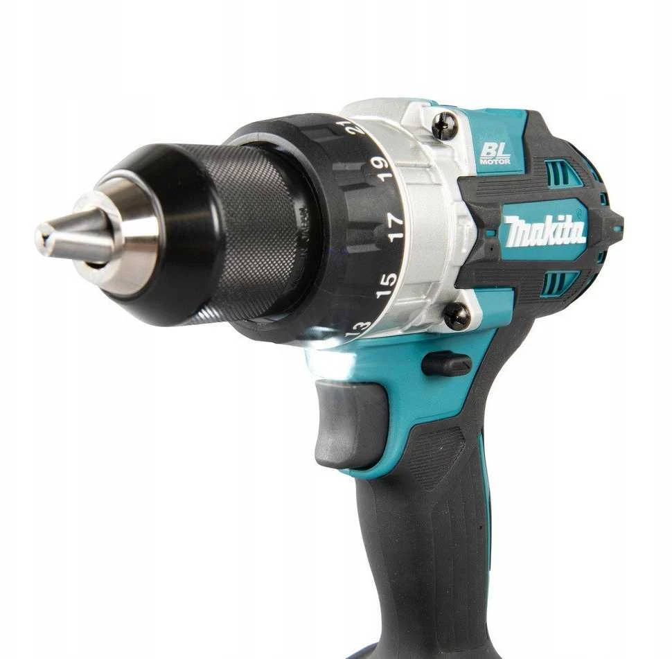Makita DHP492Z su sukimo momento reguliatoriumi ir apšvietimu