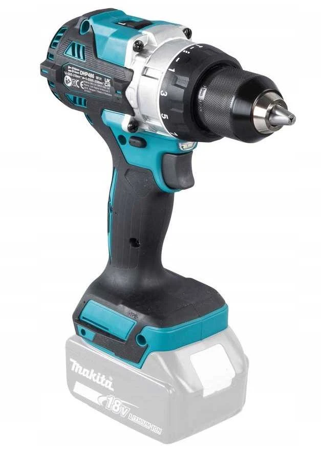 Makita DHP492Z Akumuliatorinis smūginis gręžtuvas 18V, BL-motor, Max 141 Nm, 130/65NM, Be akumuliatorių ir kroviklio!