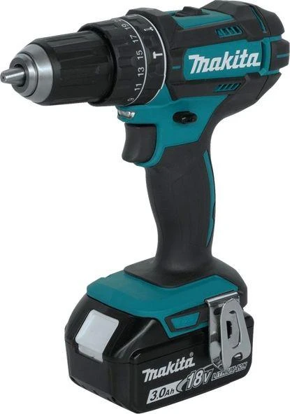 MAKITA smūginis suktuvas-gręžtuvas 18V 62/36Nm 2 x 3,0Ah LI-ION WALIZKA MAKPAC DHP482RFJ