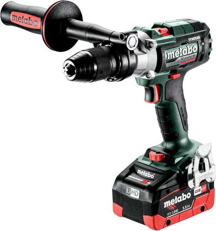 METABO smūginis gręžtuvas-suktuvas SB 18 LTX-3 BL I METAL 2x5,5Ah LiHD METABOX