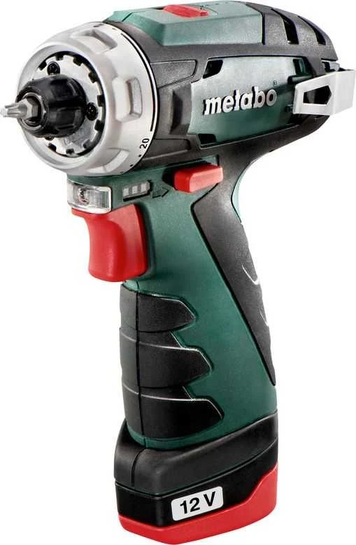 Metabo Akumuliatorinis suktuvas/gręžtuvas PowerMaxx BS Basic, 17/34Nm, 2x2,0Ah, lagaminas