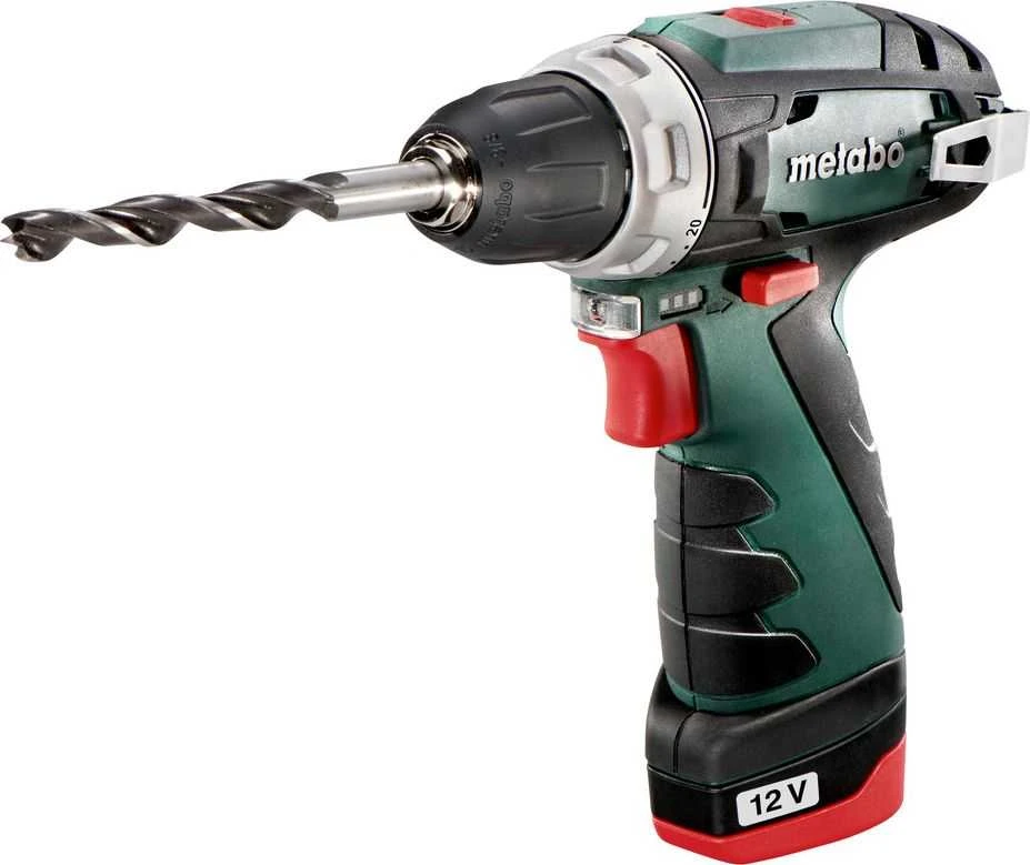 Metabo Akumuliatorinis suktuvas/gręžtuvas PowerMaxx BS Basic, 17/34Nm, 2x2,0Ah, lagaminas