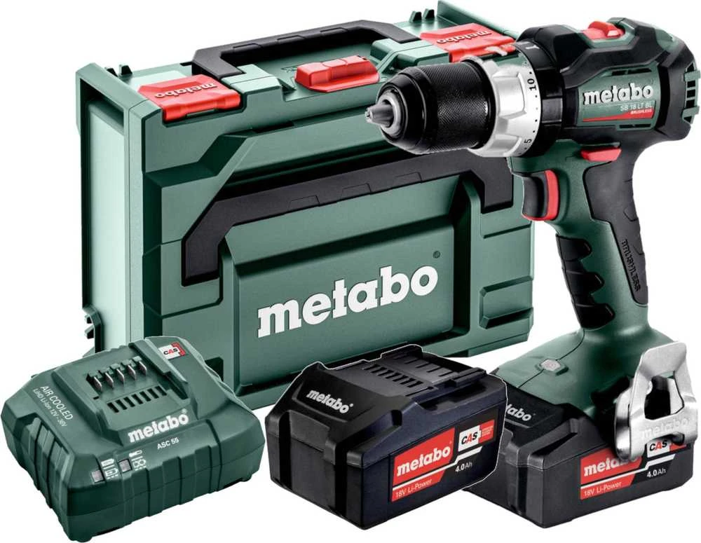 Akumuliatorinis suktuvas/gręžtuvas SB 18 LT BL 4,0 Ah Li, Metabo