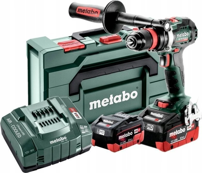 Suktuvas- gręžtuvas Metabo BS 18 LTX BL Q I; 18 V; 2x5,5 Ah akum.; su lagaminu