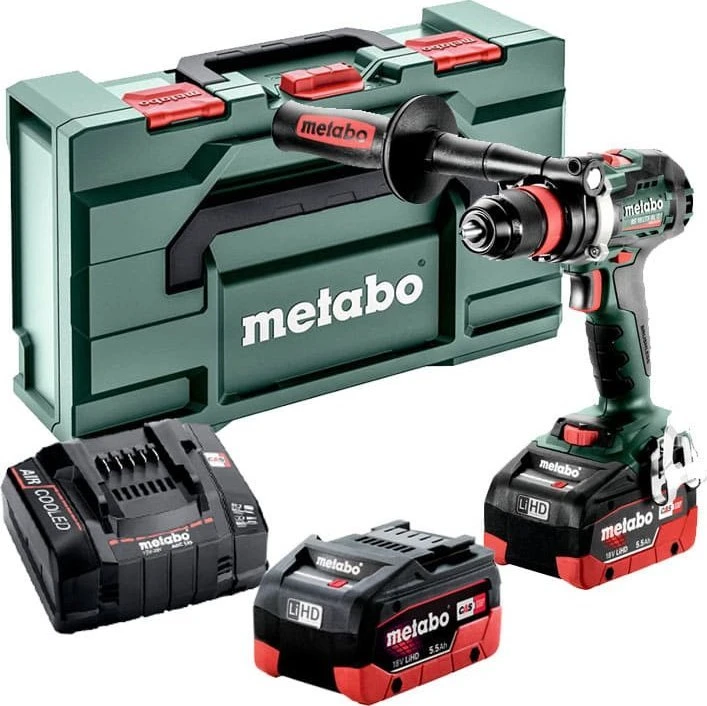 Suktuvas- gręžtuvas Metabo BS 18 LTX BL Q I; 18 V; 2x5,5 Ah akum.; su lagaminu