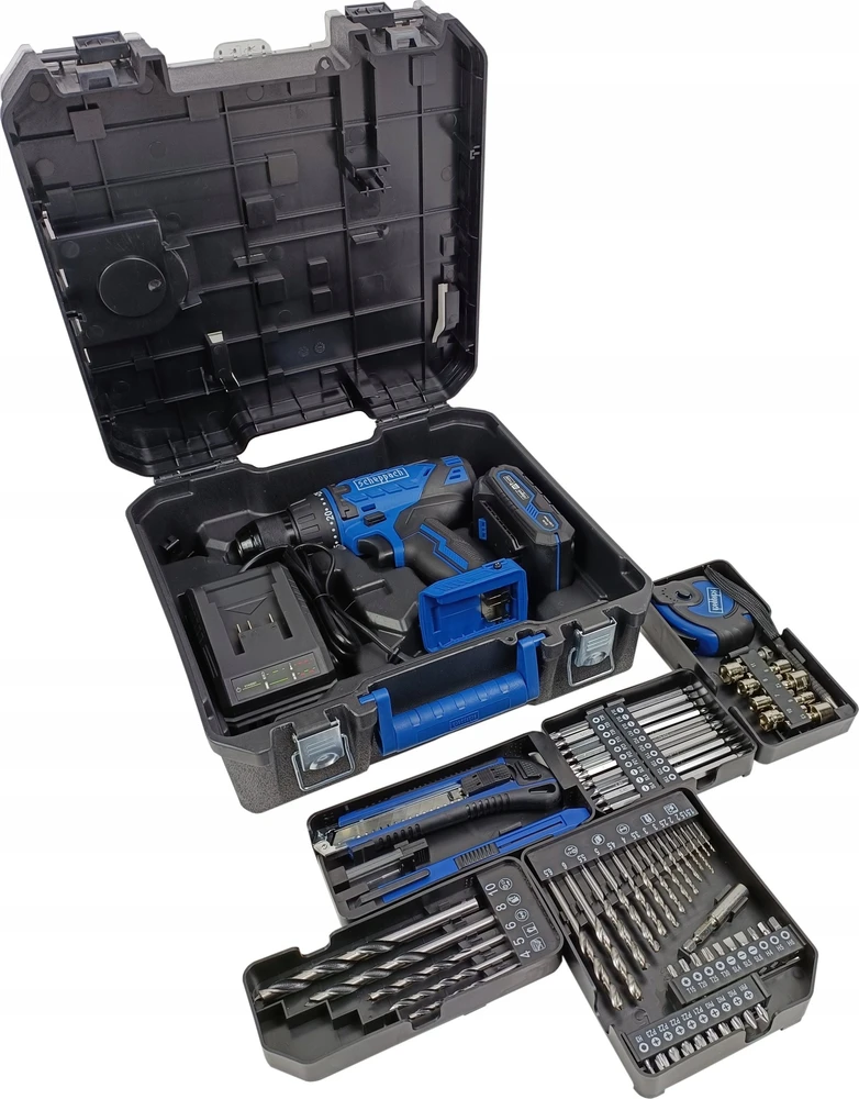 Mobilus meistro rinkinys C-DTB74/1-X, 74 priedai, Scheppach