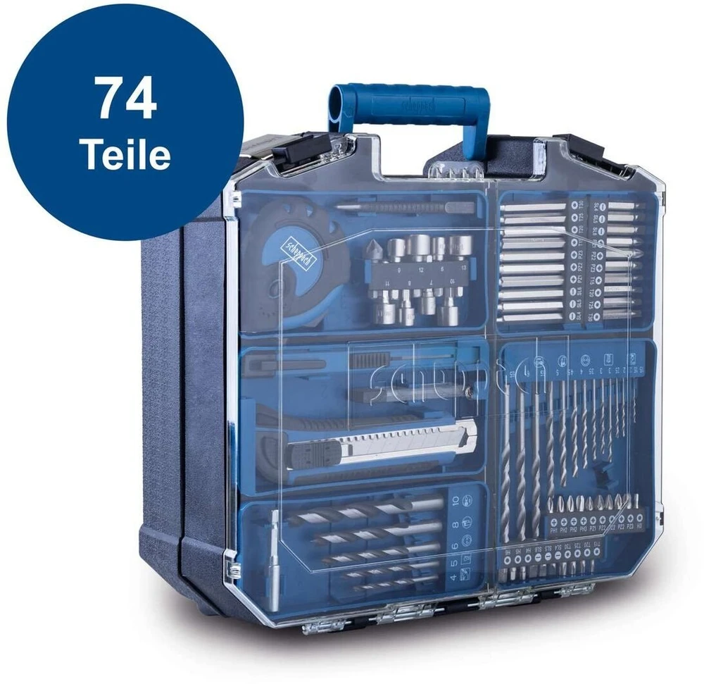 Įrankių dėklas C-DTB74/1-X su akumuliatoriniu suktuvu, Scheppach