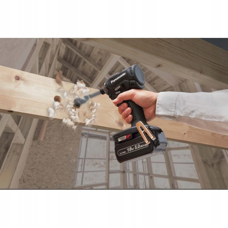 Gręžtuvas Panasonic Suktuvas - gręžtuvas smūginis 18V Panasonic EY76A1+ Systainer + 2x 5.0Ah + kroviklis