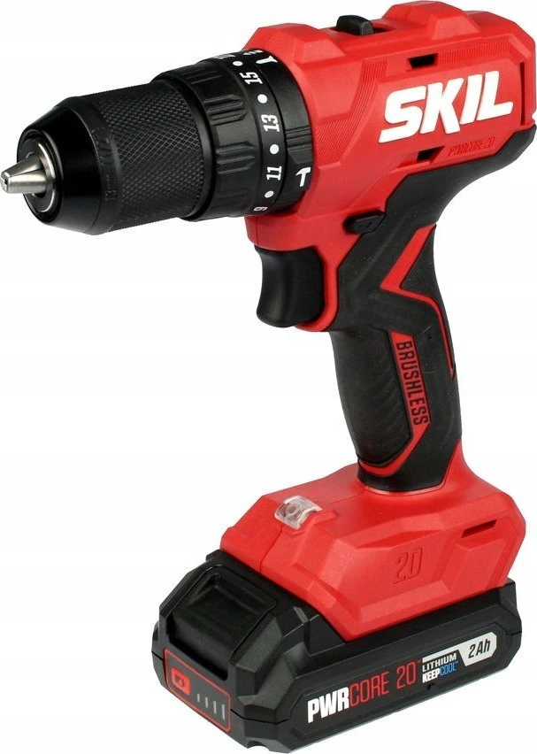 Skil Red Carruzzo akumuliatorinis gręžtuvas 3021HC 20V 2X2AH