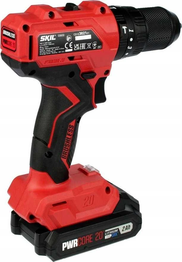 Skil Red Carruzzo akumuliatorinis gręžtuvas 3021HC 20V 2X2AH