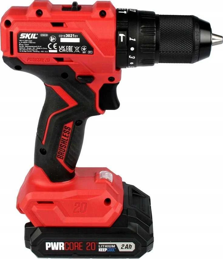 Skil Red Carruzzo akumuliatorinis gręžtuvas 3021HC 20V 2X2AH