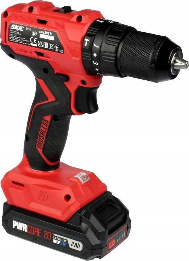 Skil Red Carruzzo akumuliatorinis gręžtuvas 3021HC 20V 2X2AH