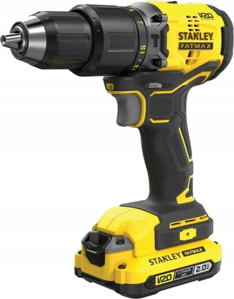 Smūginis suktuvas-gręžtuvas Stanley SFMCD715D2F-QW; 18 V; 2x2,0 Ah akum. + priedai
