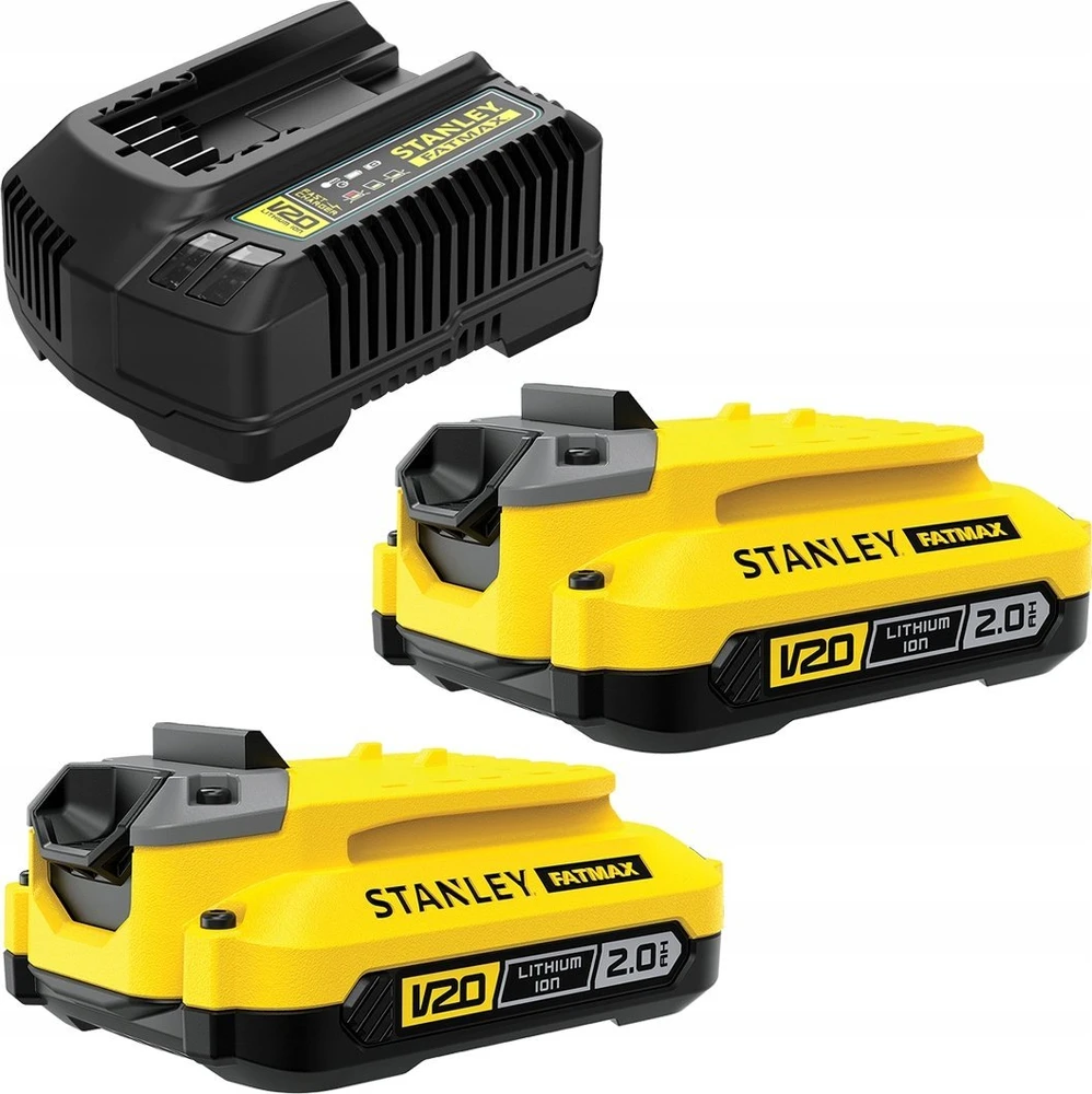 Smūginis suktuvas-gręžtuvas Stanley SFMCD715D2F-QW; 18 V; 2x2,0 Ah akum. + priedai