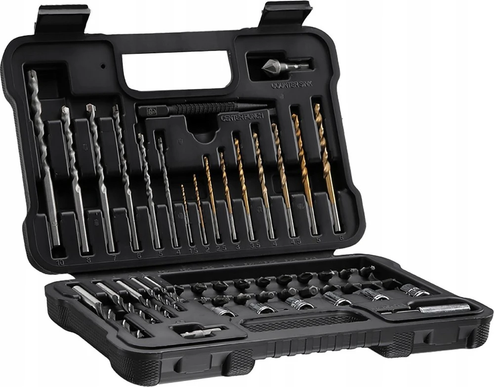 Smūginis suktuvas-gręžtuvas Stanley SFMCD715D2F-QW; 18 V; 2x2,0 Ah akum. + priedai