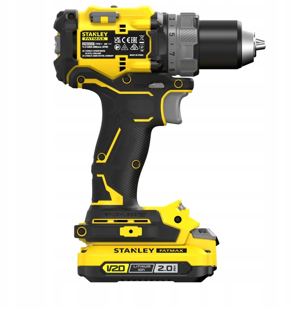 Suktuvas - gręžtuvas Stanley STANLEY Suktuvas V20 SFMCD725D2T 2x2,0Ah Kufer