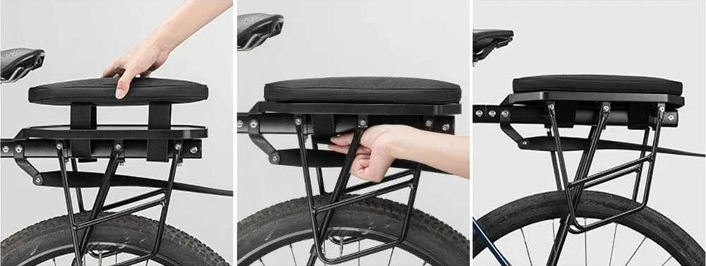 Rockbros 30140062001 bag for bicycle rack 5 l – juodos spalvos