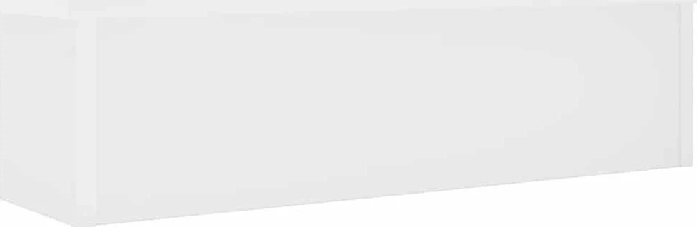 Virtuvės lentynos, sukraunamos, 2 vnt., baltas, 60x15x16cm
