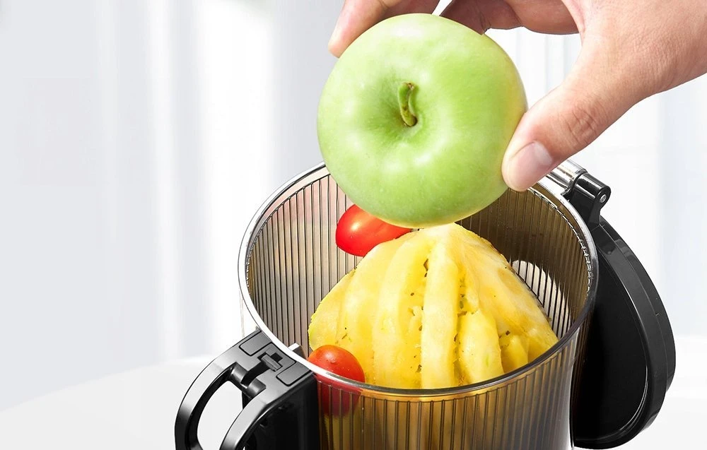 AMZCHEF SJ-036-BK lėto greičio sulčiaspaudė (juoda)
